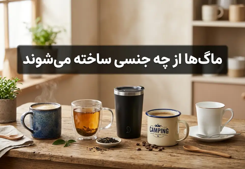ماگ ها از چه جنسی ساخته می شوند