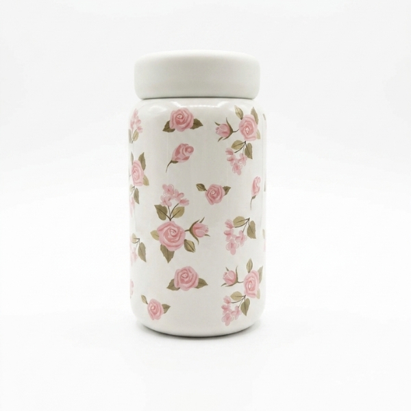 Untitled design - 2026-06-03T142104.013 فلاسک قهوه 200 میل گلدار 17138-3 - Image 1